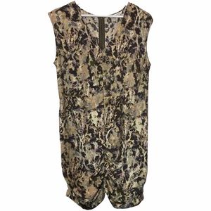 French Connection Watercolor Ruched Dress 12